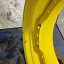 13"W x 34"D, John Deere Yellow 12-Hole Waffle Wheel (Groups of 3 bolts)