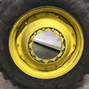 380/85R34 Goodyear Farm Dyna Torque Radial R-1 on John Deere Yellow 12-Hole Waffle Wheel (Groups of 2 bolts) 60%
