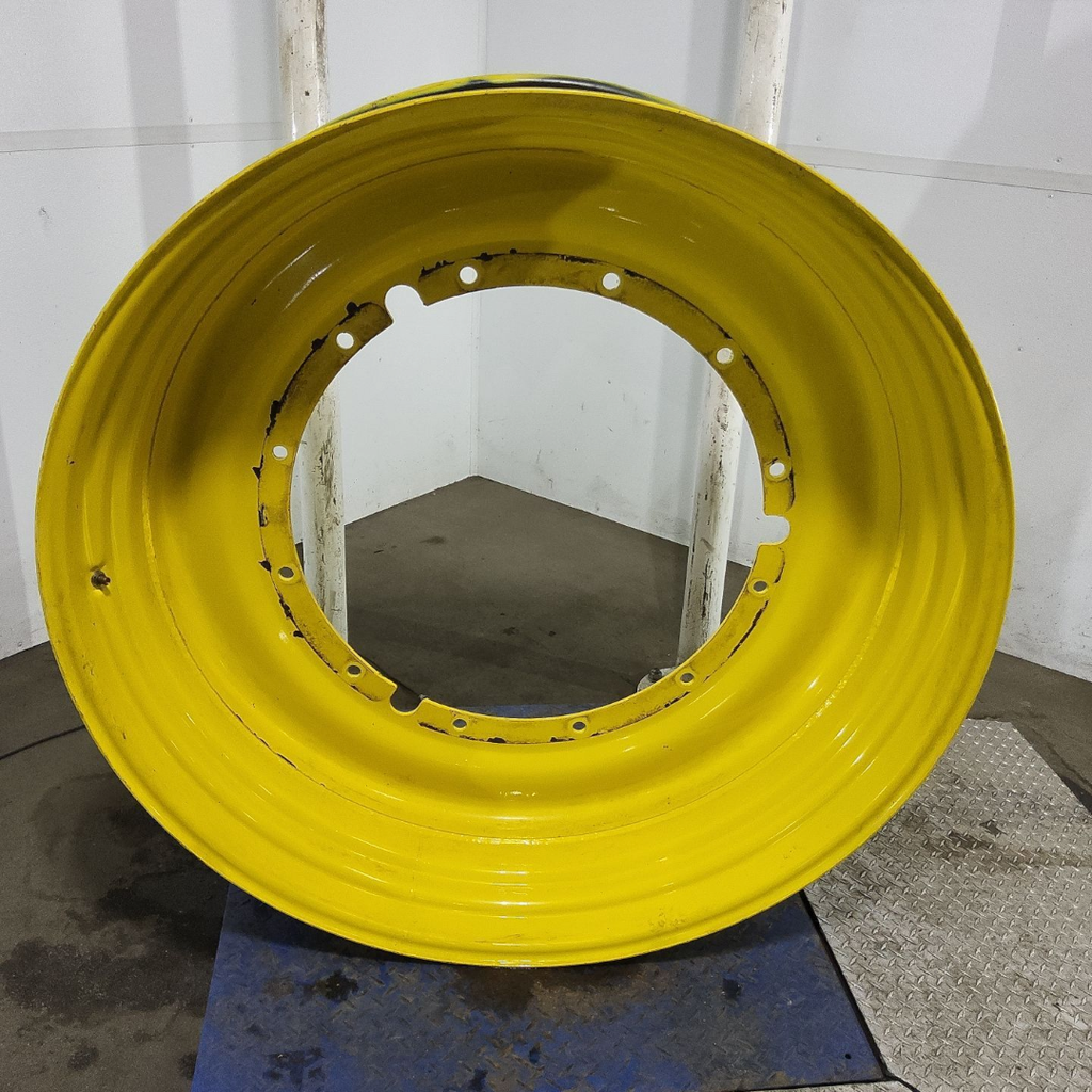 15"W x 50"D, John Deere Yellow 12-Hole Stub Disc
