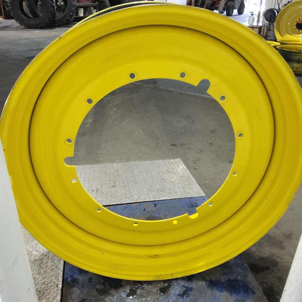 15"W x 50"D, John Deere Yellow 12-Hole Stub Disc