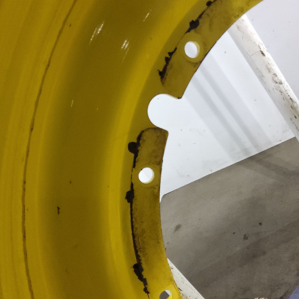 15"W x 50"D, John Deere Yellow 12-Hole Stub Disc