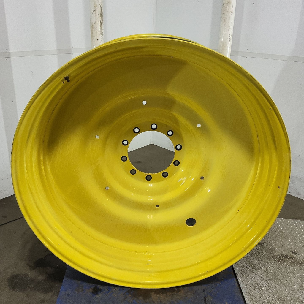 15"W x 50"D, John Deere Yellow 10-Hole Formed Plate