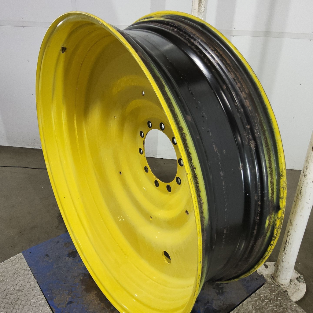 15"W x 50"D, John Deere Yellow 10-Hole Formed Plate