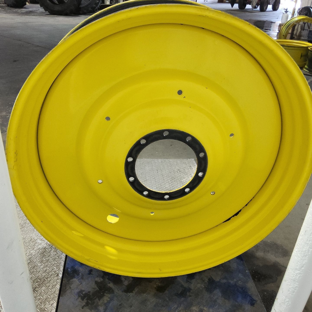 15"W x 50"D, John Deere Yellow 10-Hole Formed Plate