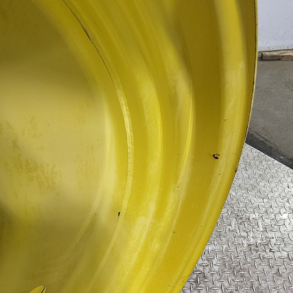 15"W x 50"D, John Deere Yellow 10-Hole Formed Plate