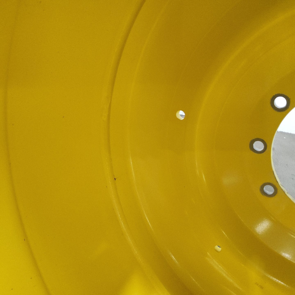 27"W x 38"D, John Deere Yellow 10-Hole Formed Plate