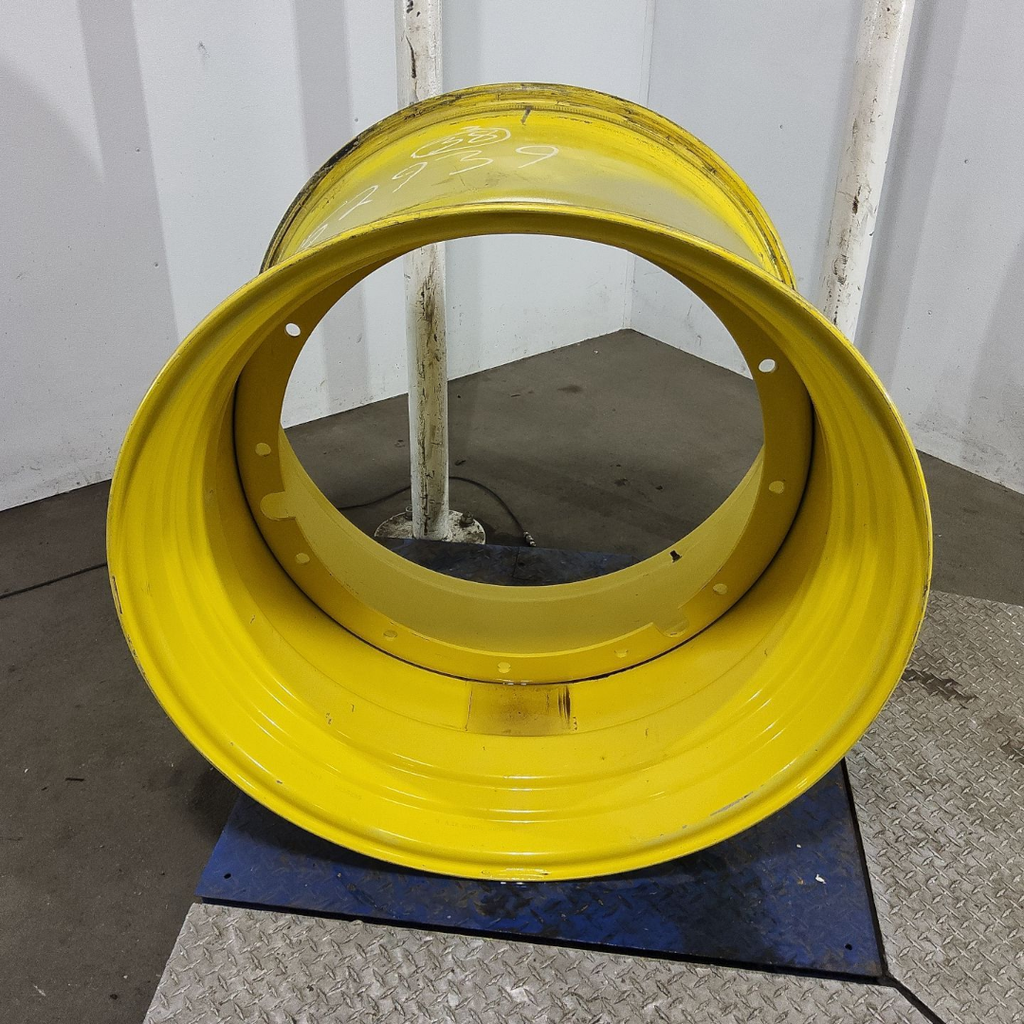 27"W x 38"D, John Deere Yellow 12-Hole Stub Disc