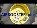 AIRBOOSTER plus Tire inflation and fast deflation set in portable carry case for manually adjusting individual tire pressure while stationary.