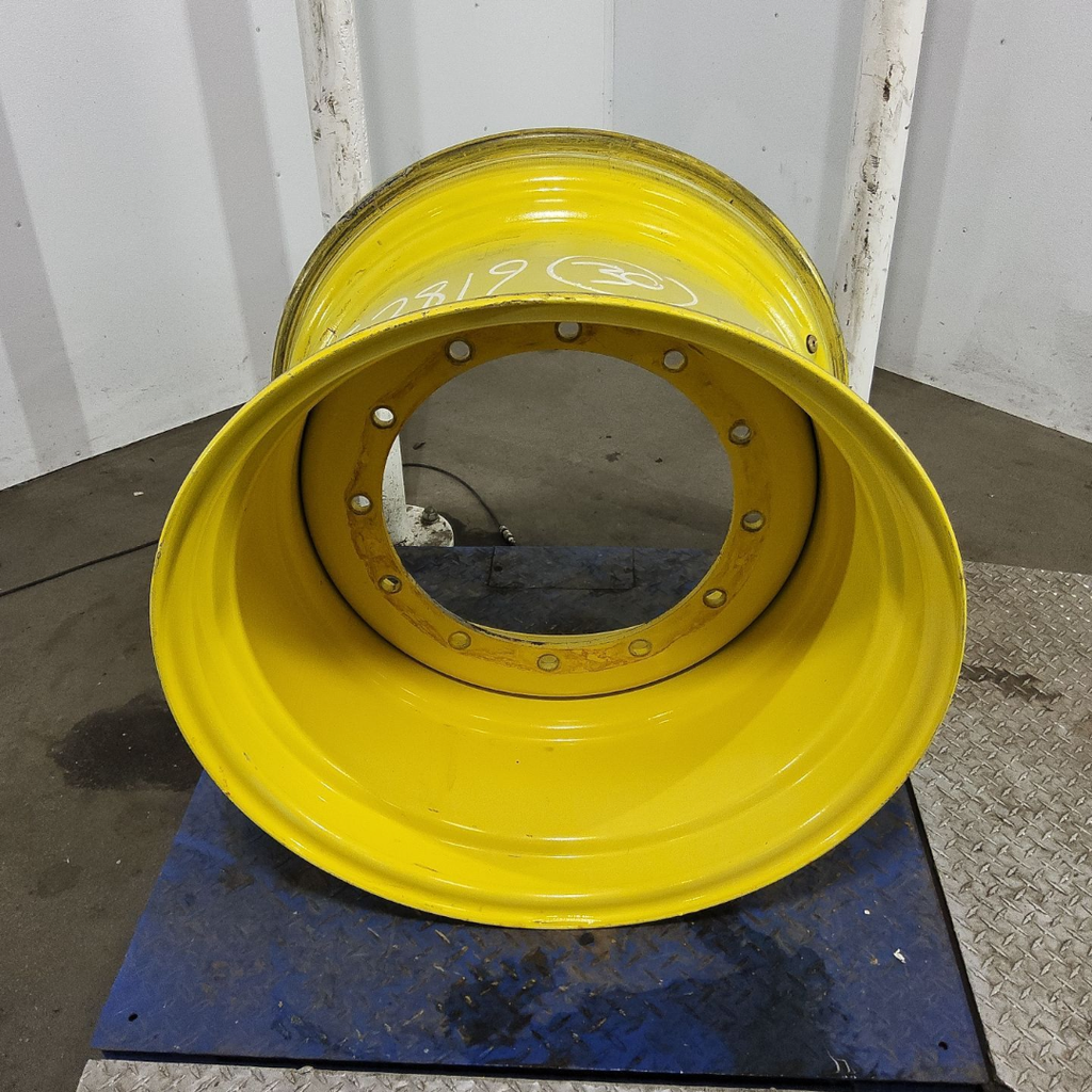 20"W x 30"D, John Deere Yellow 12-Hole Formed Plate