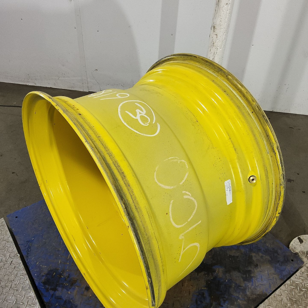 20"W x 30"D, John Deere Yellow 12-Hole Formed Plate