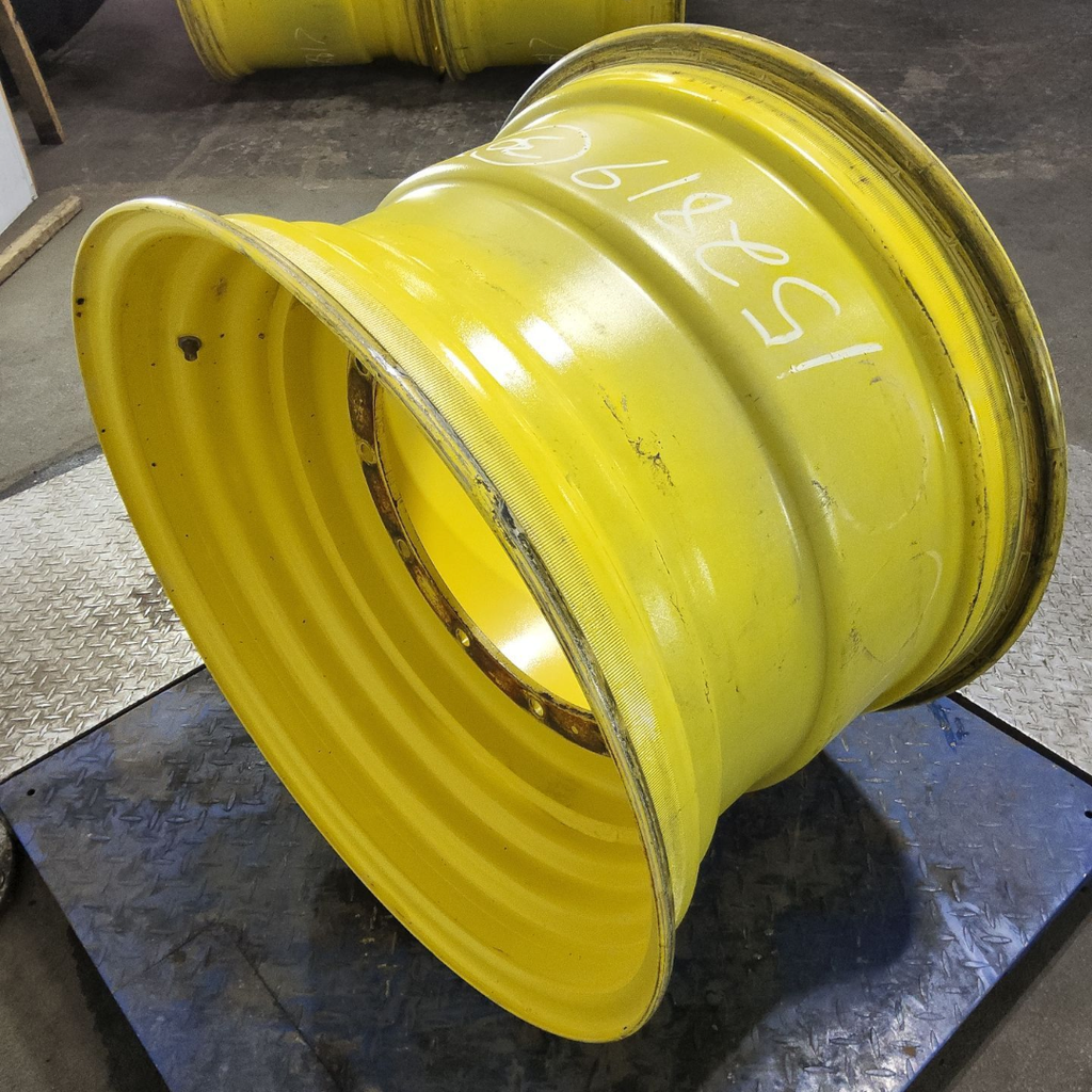 20"W x 30"D, John Deere Yellow 12-Hole Formed Plate
