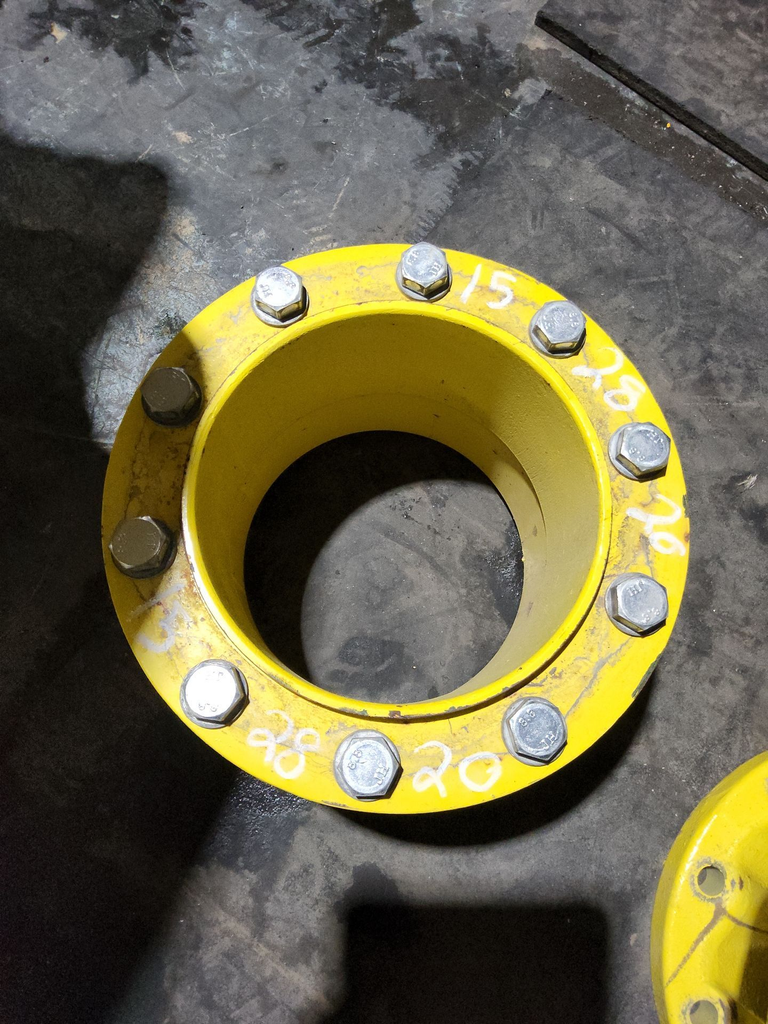 10-Hole 10"L Hub Extension, John Deere Yellow