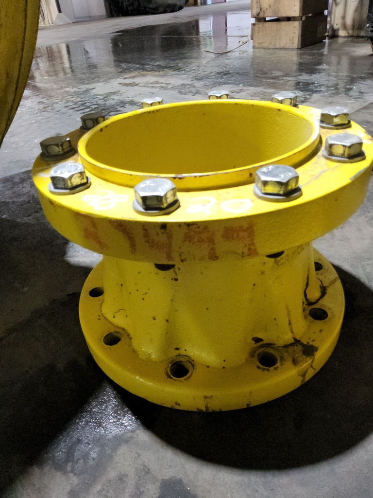 10-Hole 10"L Hub Extension, John Deere Yellow