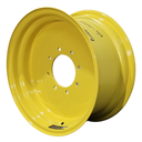 10"W x 20"D, John Deere Yellow 8-Hole Flat Plate