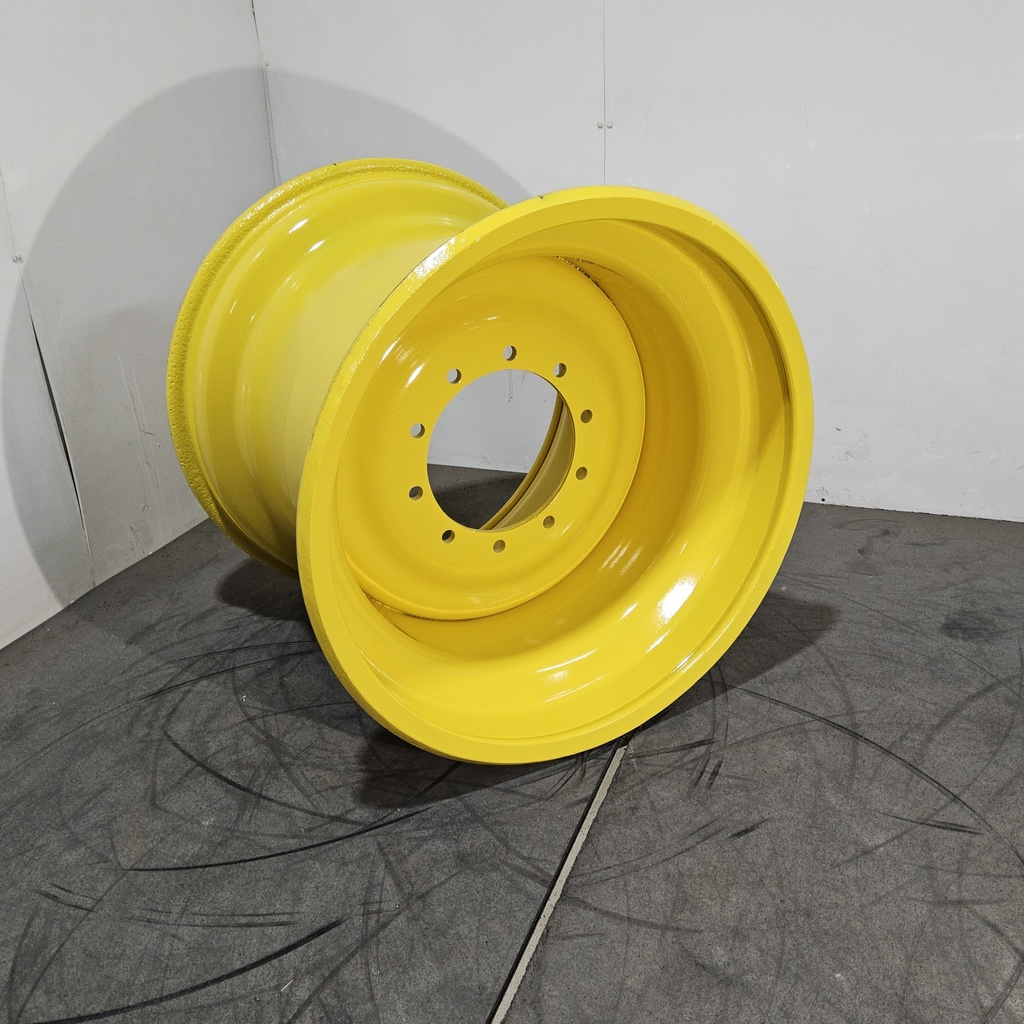27"W x 32"D, John Deere Yellow 10-Hole Formed Plate