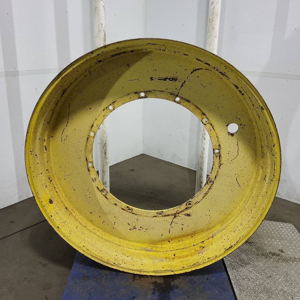 10"W x 54"D, John Deere Yellow 12-Hole Stub Disc