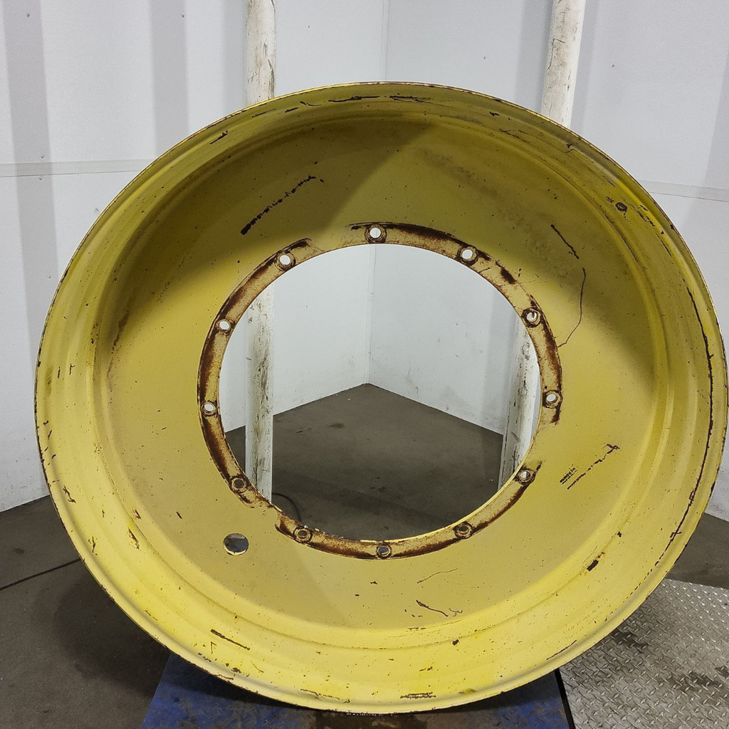 10"W x 54"D, John Deere Yellow 12-Hole Stub Disc