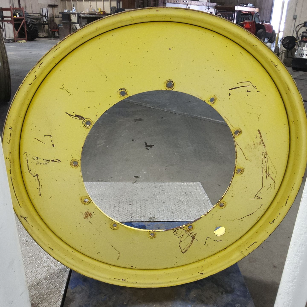 10"W x 54"D, John Deere Yellow 12-Hole Stub Disc