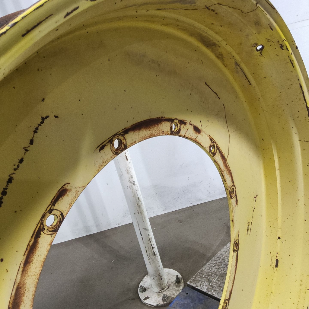 10"W x 54"D, John Deere Yellow 12-Hole Stub Disc