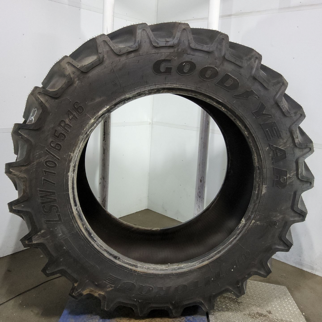 LSW710/65R46 Goodyear Farm OptiTorque R-1 188D 99%