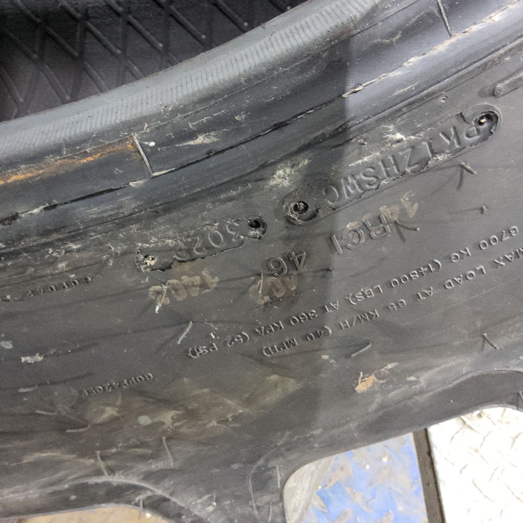 LSW480/70R46 Goodyear Farm Optitrac R-1W 174D 99%