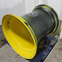 36"W x 32"D, John Deere Yellow 12-Hole Formed Plate