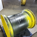 36"W x 32"D, John Deere Yellow 12-Hole Formed Plate
