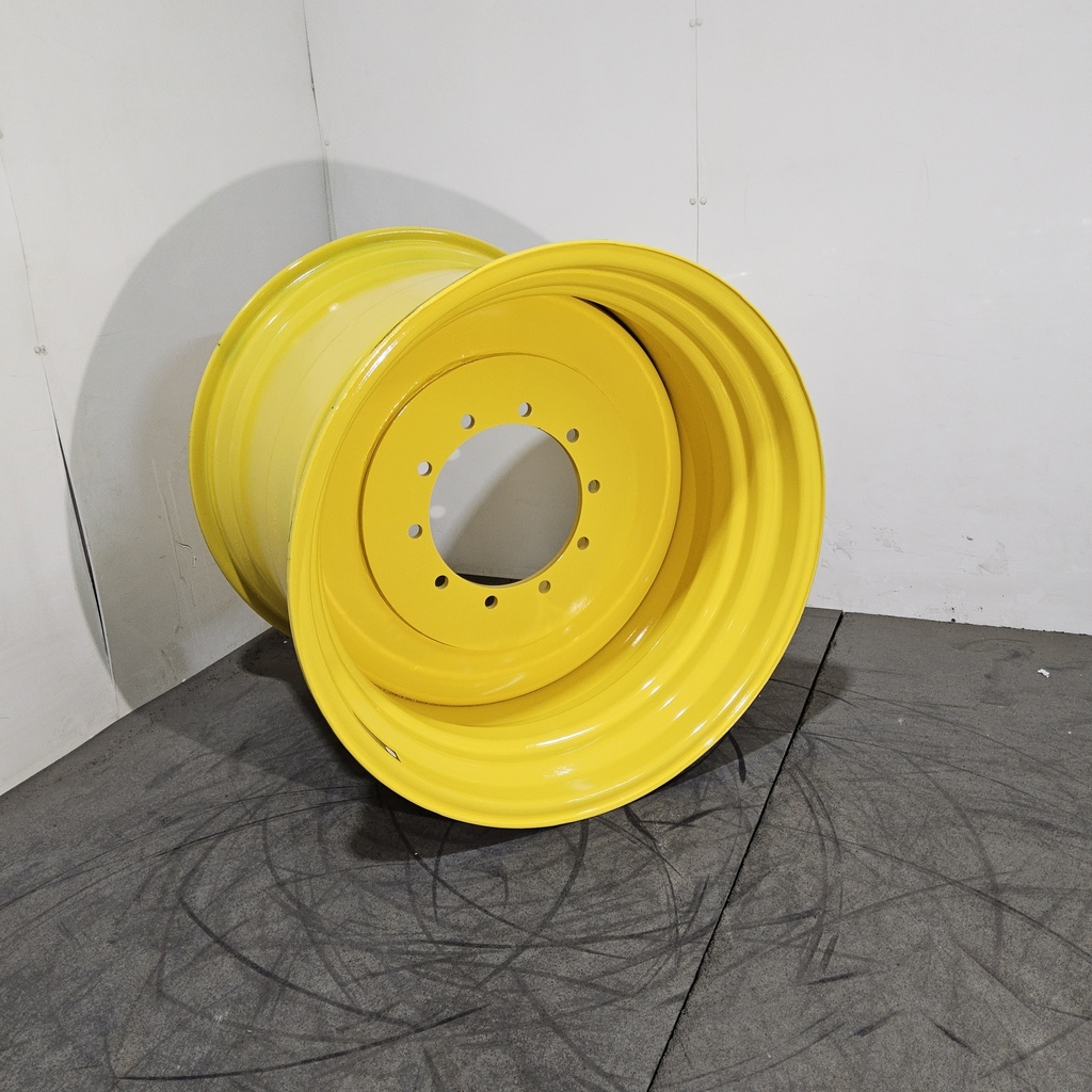 27"W x 32"D, John Deere Yellow 10-Hole Formed Plate