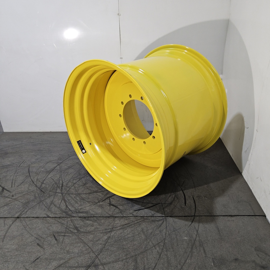 27"W x 32"D, John Deere Yellow 10-Hole Formed Plate