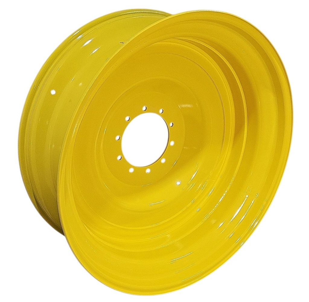16"W x 46"D, John Deere Yellow 10-Hole Formed Plate