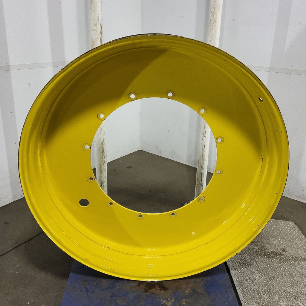 10"W x 54"D, John Deere Yellow 12-Hole Stub Disc