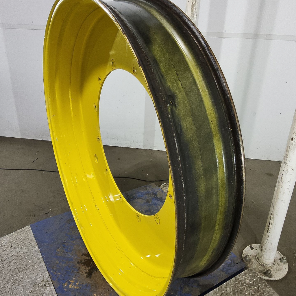10"W x 54"D, John Deere Yellow 12-Hole Stub Disc