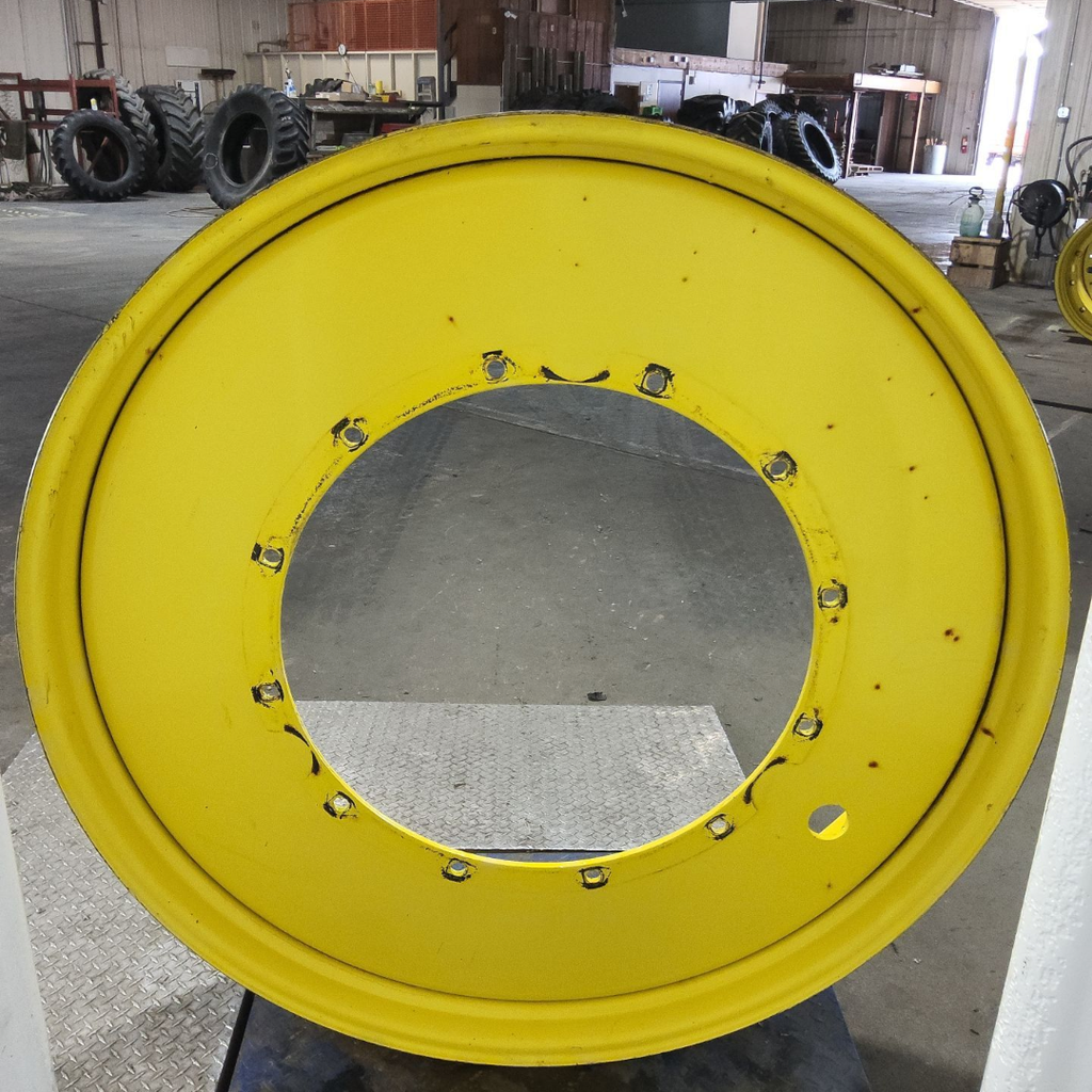 10"W x 54"D, John Deere Yellow 12-Hole Stub Disc