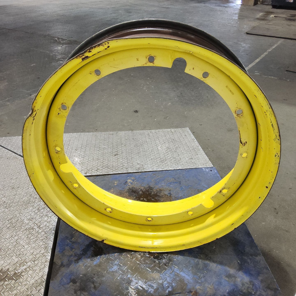 10"W x 38"D, John Deere Yellow 12-Hole Stub Disc