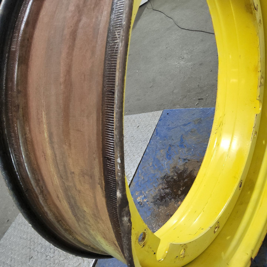 10"W x 38"D, John Deere Yellow 12-Hole Stub Disc