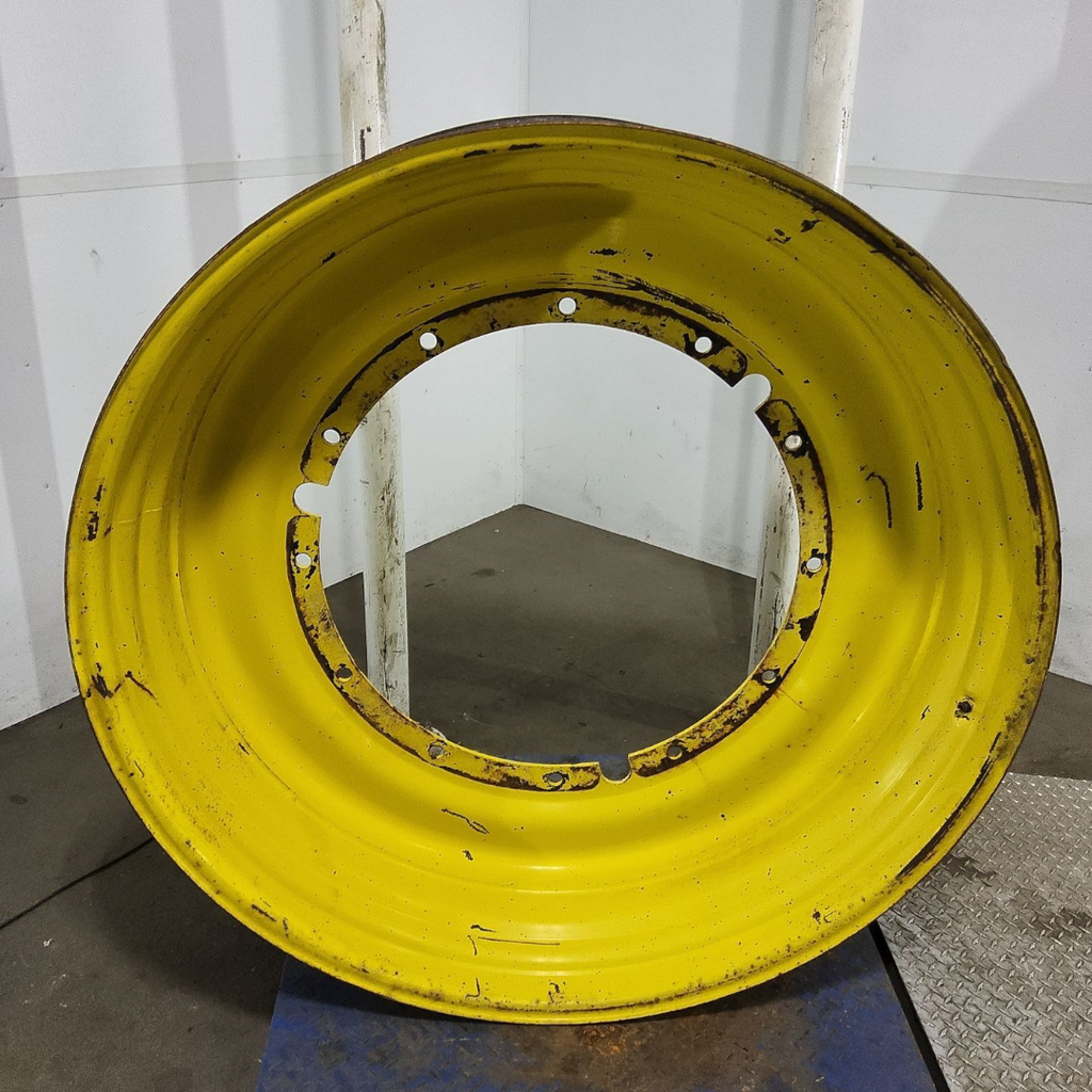 15"W x 50"D, John Deere Yellow 12-Hole Stub Disc
