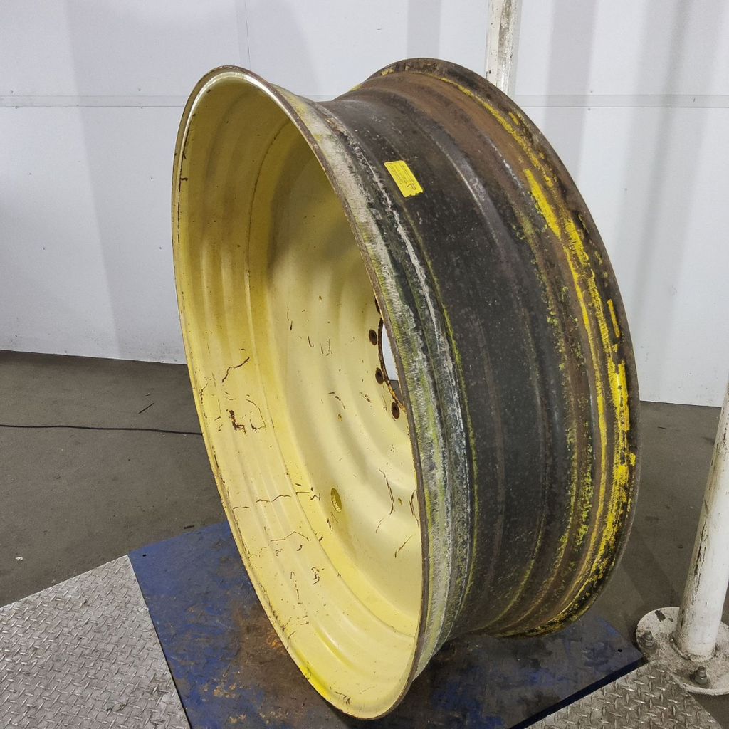 15"W x 50"D, John Deere Yellow 10-Hole Formed Plate