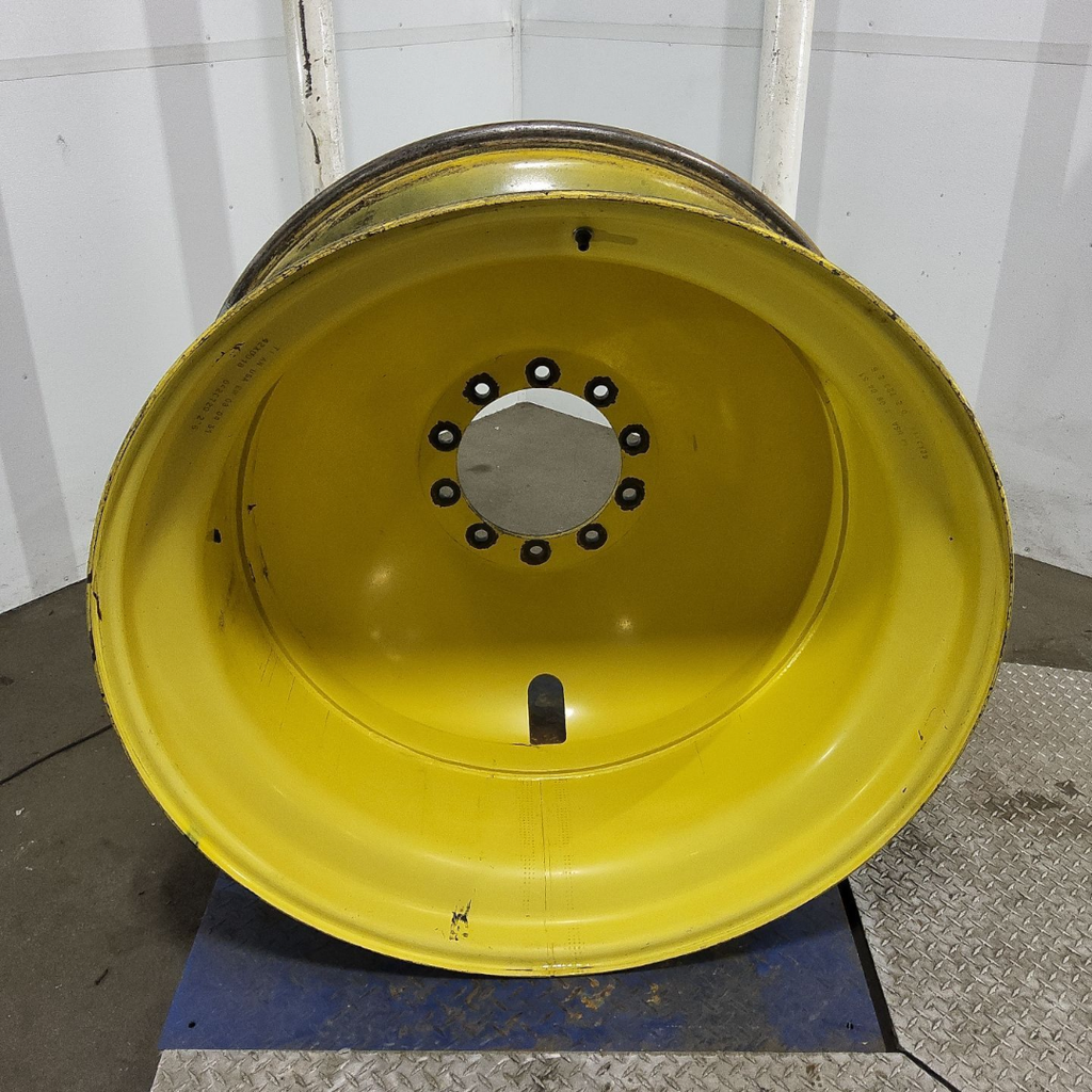 18"W x 42"D, John Deere Yellow 10-Hole Dolly Dual