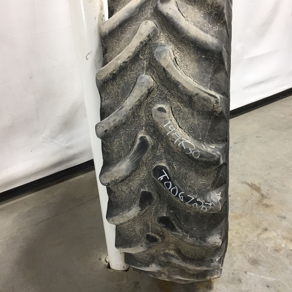 14.9/R30 Firestone Radial All Traction FWD R-1 134 B, E (10 Ply) 55%