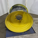 25"W x 30"D, John Deere Yellow 8-Hole Formed Plate