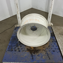 11"W x 20"D, New Holland White 6-Hole Flat Plate