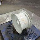 11"W x 20"D, New Holland White 6-Hole Flat Plate