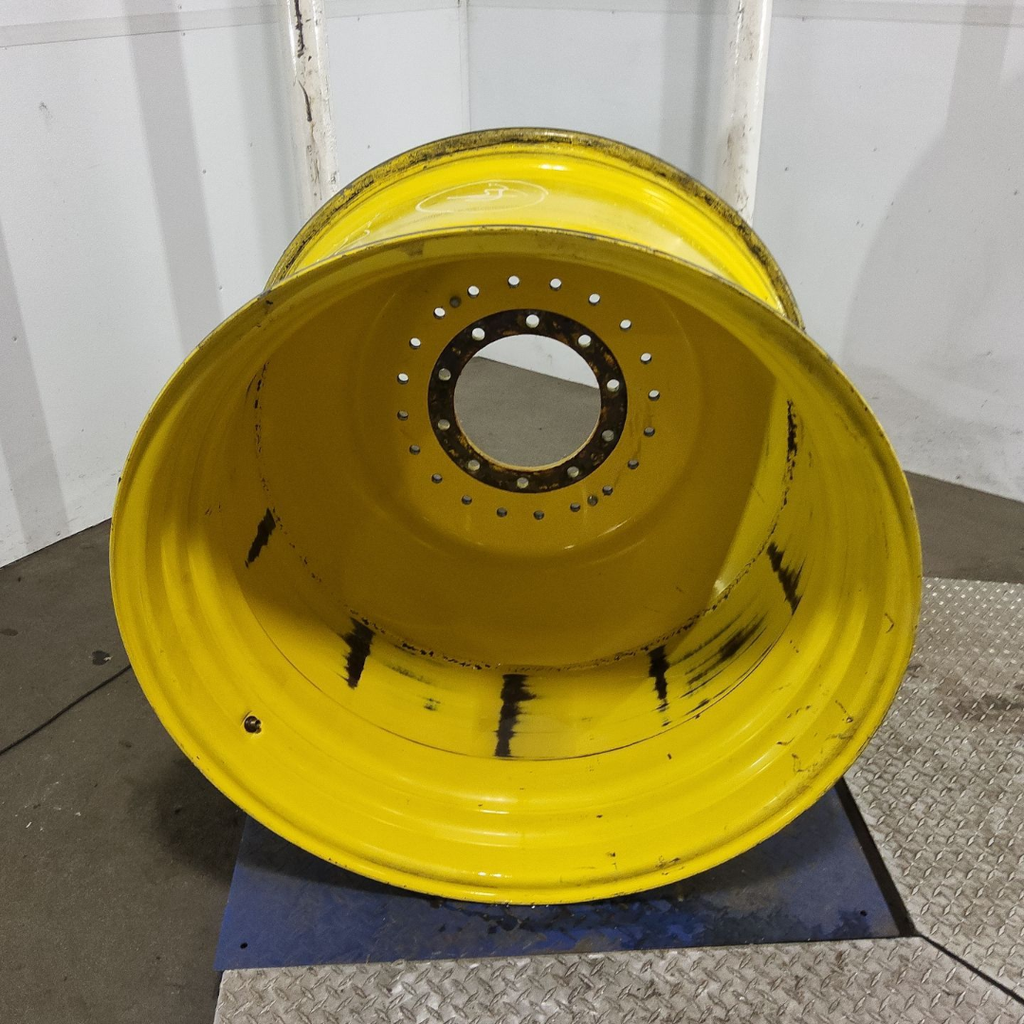 23"W x 38"D, John Deere Yellow 10-Hole Straddle Dual - Inside Main