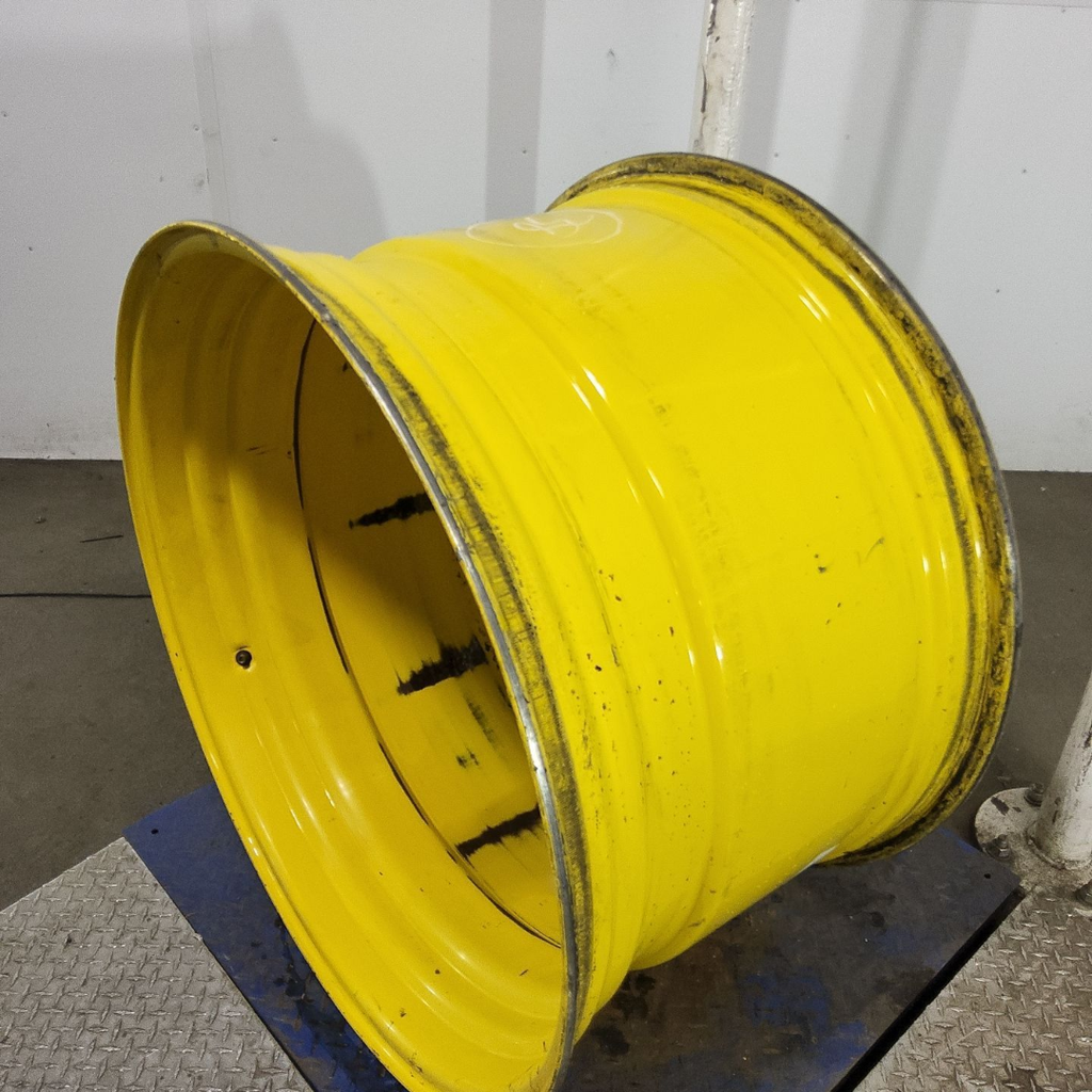 23"W x 38"D, John Deere Yellow 10-Hole Straddle Dual - Inside Main