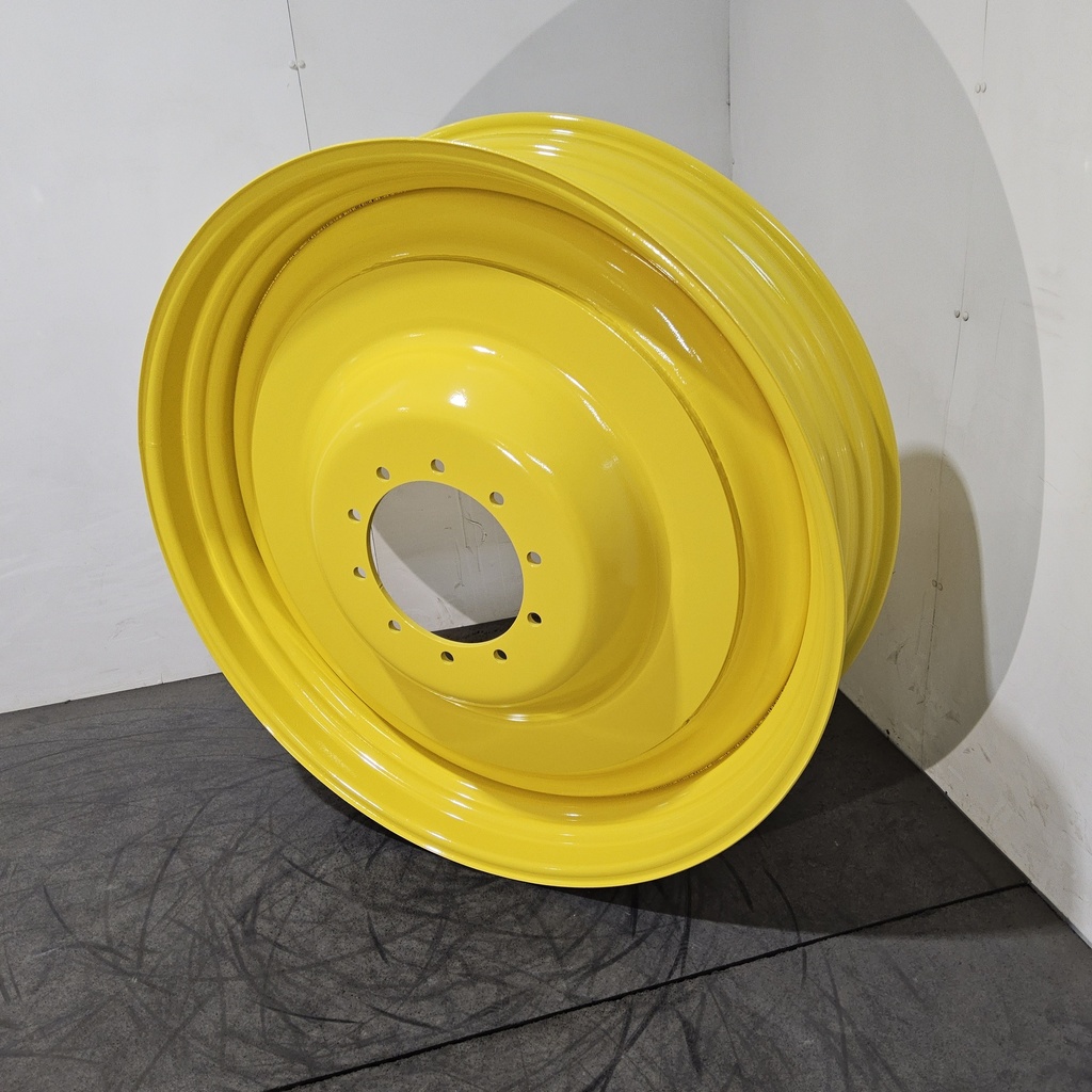 13"W x 46"D, John Deere Yellow 10-Hole Formed Plate