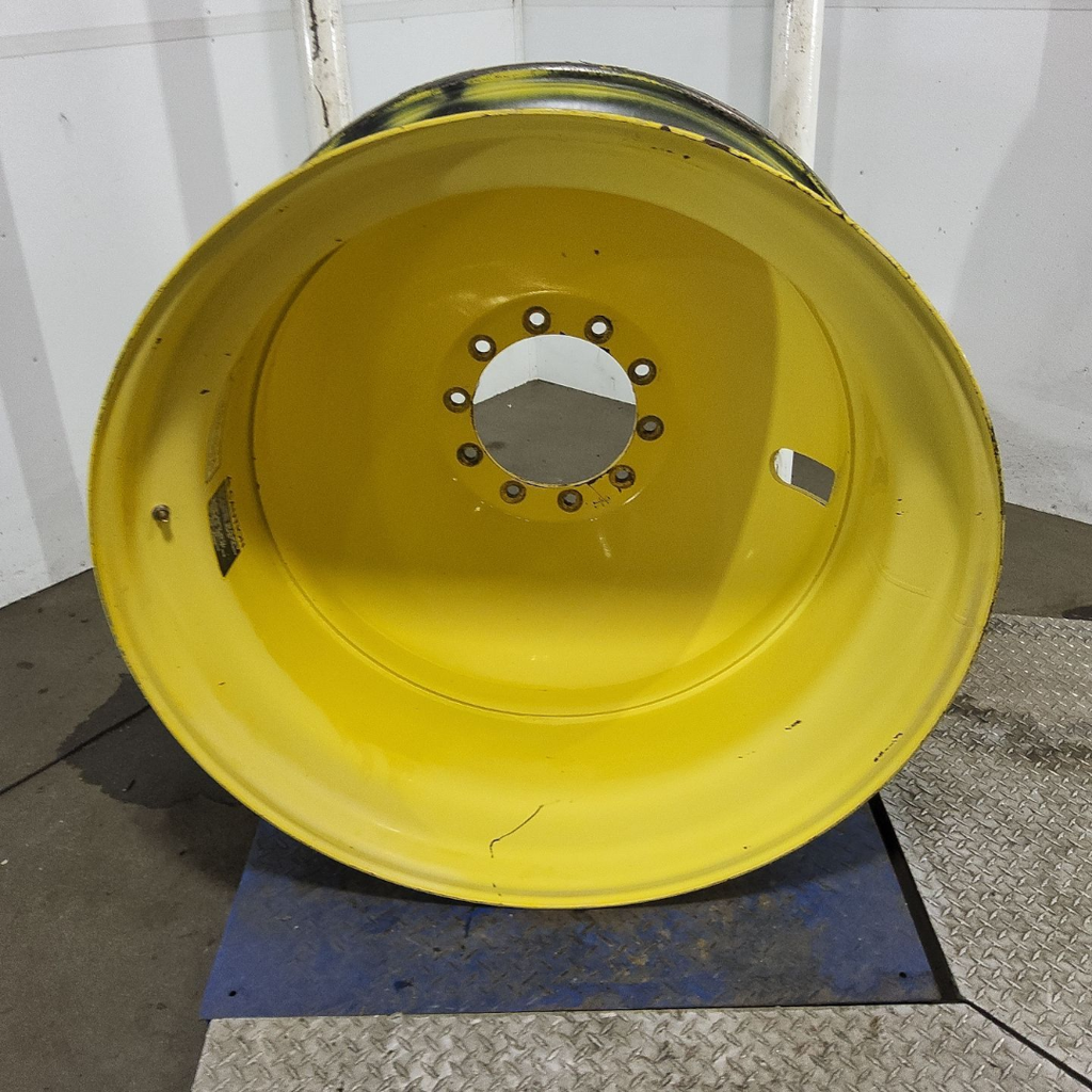 18"W x 42"D, John Deere Yellow 10-Hole Dolly Dual