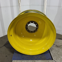 18"W x 42"D, John Deere Yellow 10-Hole Dolly Dual