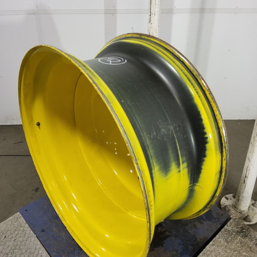 18"W x 42"D, John Deere Yellow 10-Hole Dolly Dual