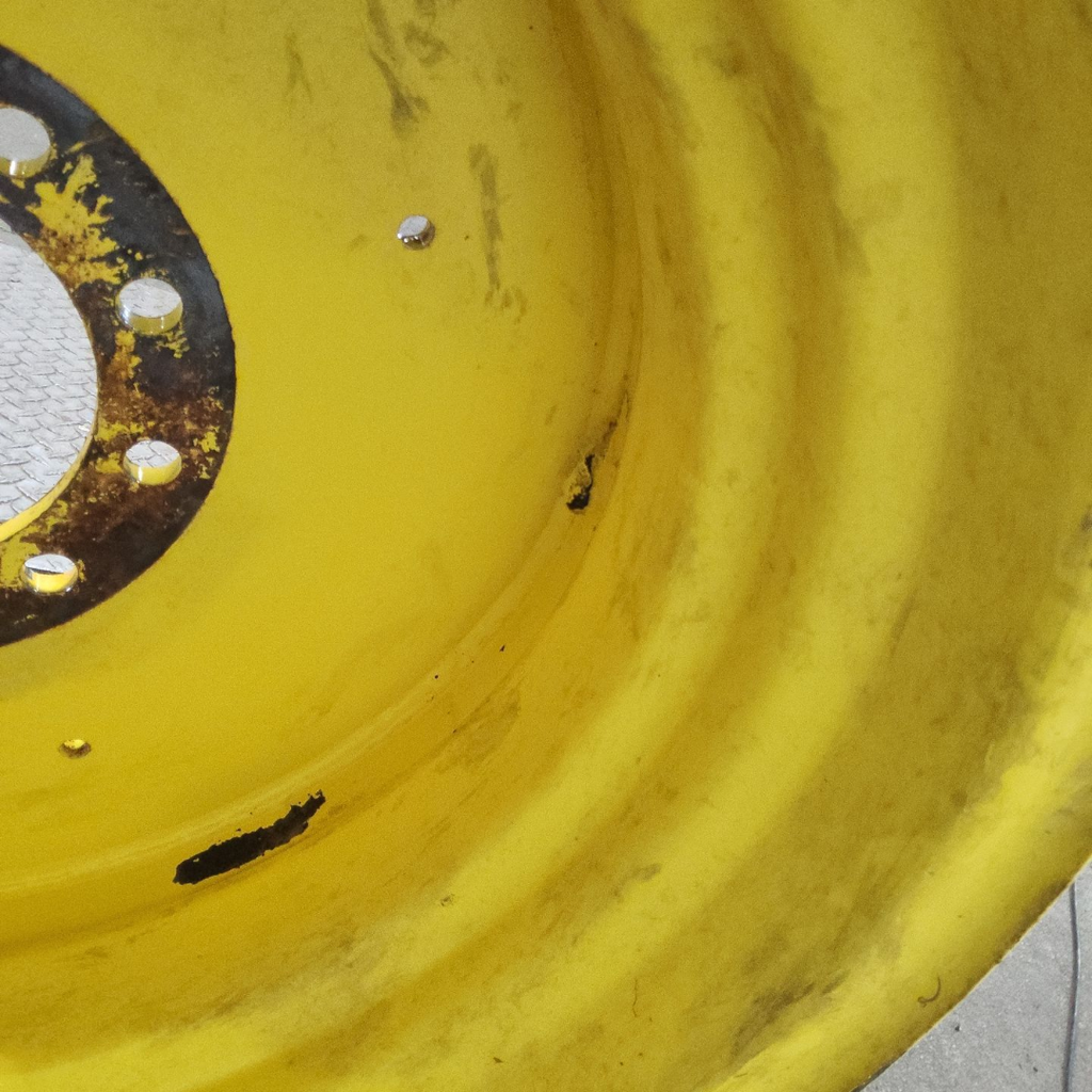 16"W x 26"D, John Deere Yellow 10-Hole Flat Plate