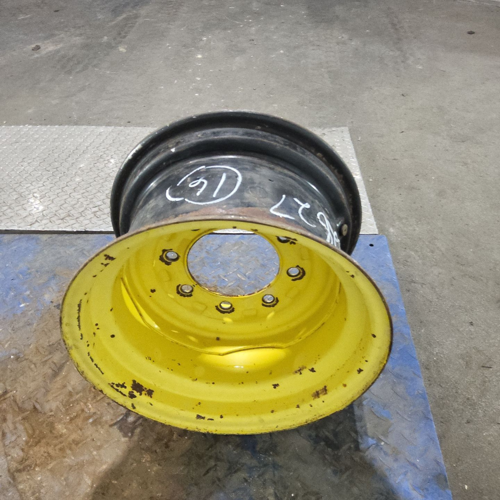 10"W x 16.5"D, John Deere Yellow 8-Hole Implement